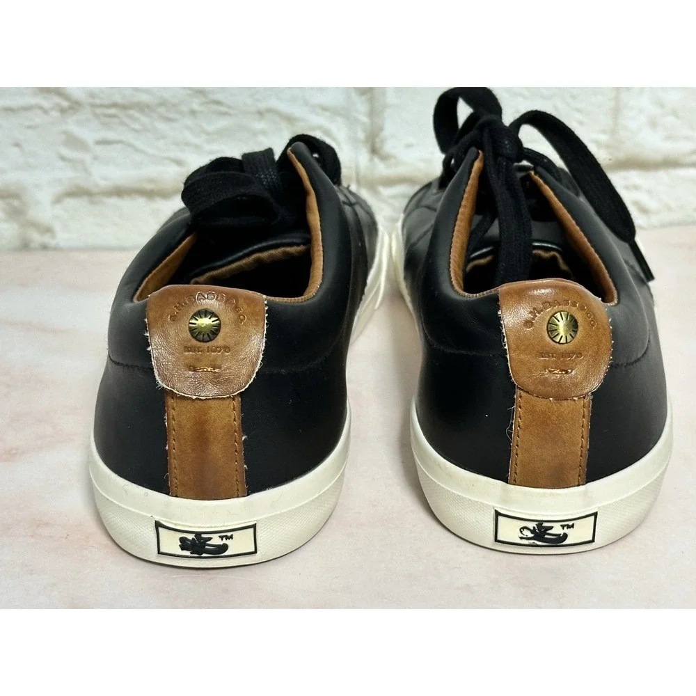 G.H. Bass & Co. Men's Boy's Black‎ Preppy Sneakers Size 8M